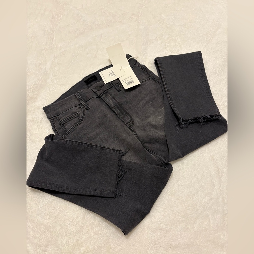 Mother High Waisted Looker Ankle Fray Size 24 NWT - Picture 7 of 16